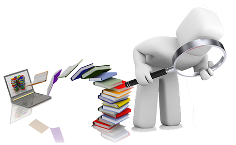 Imagen de hombre investigando Imagen de hombre investigando